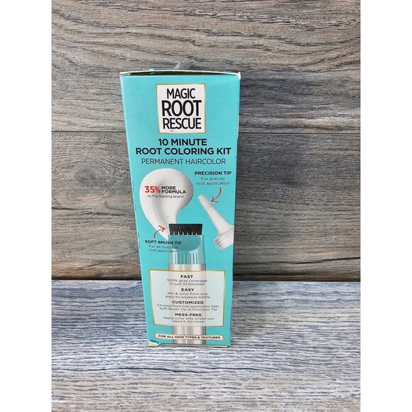 L'Oreal Paris Root Rescue 10 Minute Root Coloring Kit, 4 Dark Brown - Picture 4 of 6